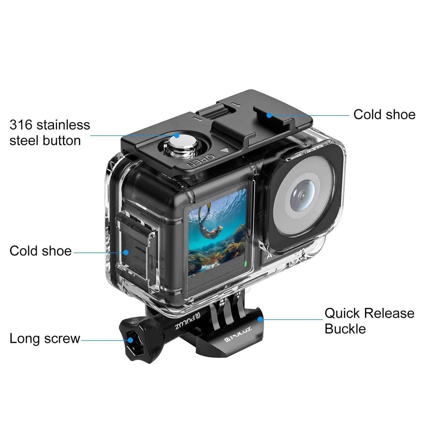 PULUZ 40m Underwater Waterproof Housing Diving