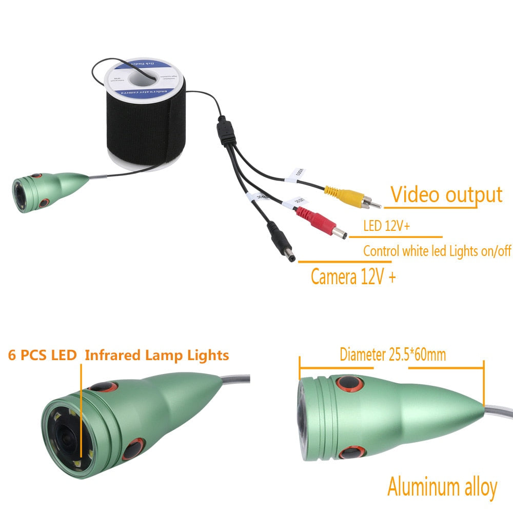 Gamwater Underwater Fishing Video Camera