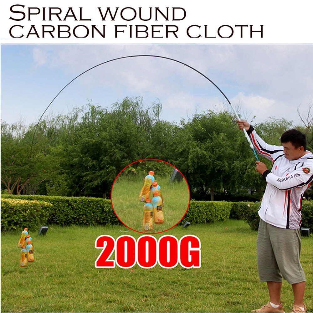 Ghotda Carbon Fiber Spinning Fishing Rod Power Telescopic Rock Fishing