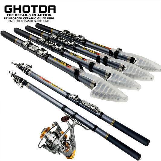 Ghotda Spining Fishing Rod Kit