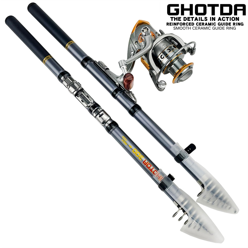 Ghotda Spining Fishing Rod Kit