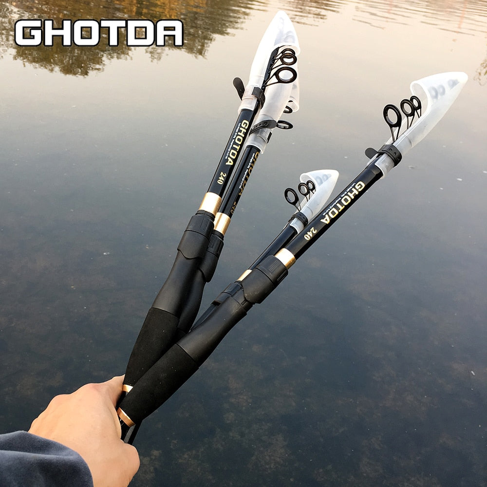 Ghotda Telescopic Fishing Rod Ultralight