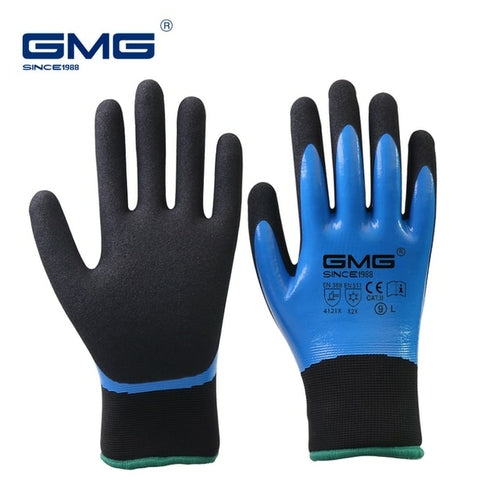 Gmg Winter Work Gloves Nitrile Cold Resistant Non-slipthermal