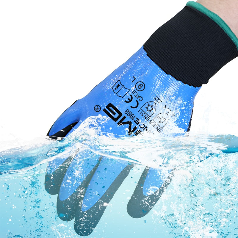 Gmg Winter Work Gloves Nitrile Cold Resistant Non-slipthermal