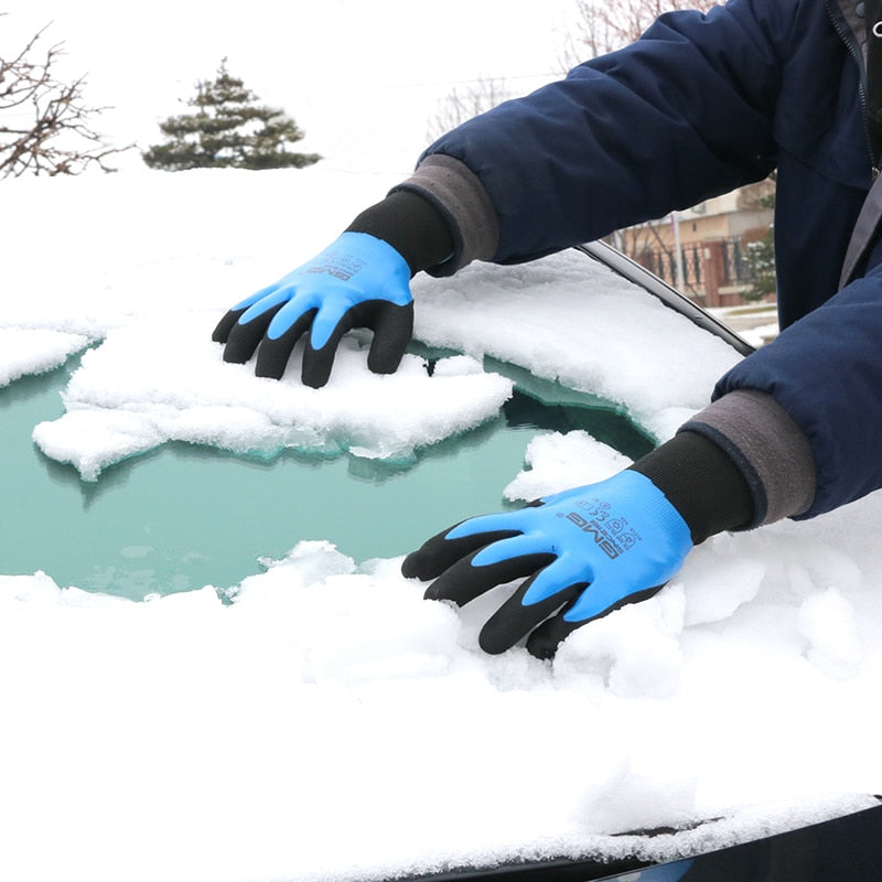 Gmg Winter Work Gloves Nitrile Cold Resistant Non-slipthermal