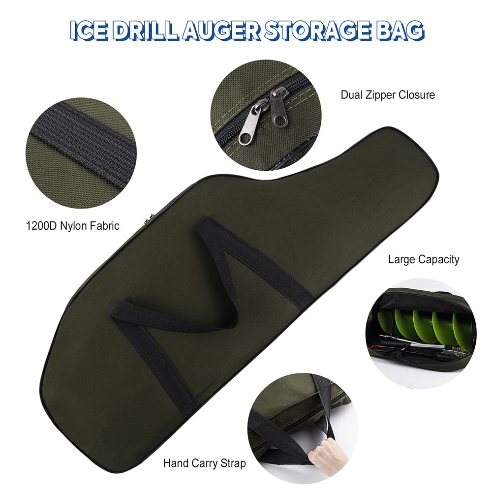 Ice Drill Auger 18cm Diameter 104cm Depth