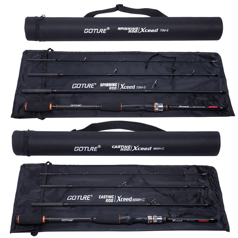 Goture Xceed 4 piece Spinning Casting Rod