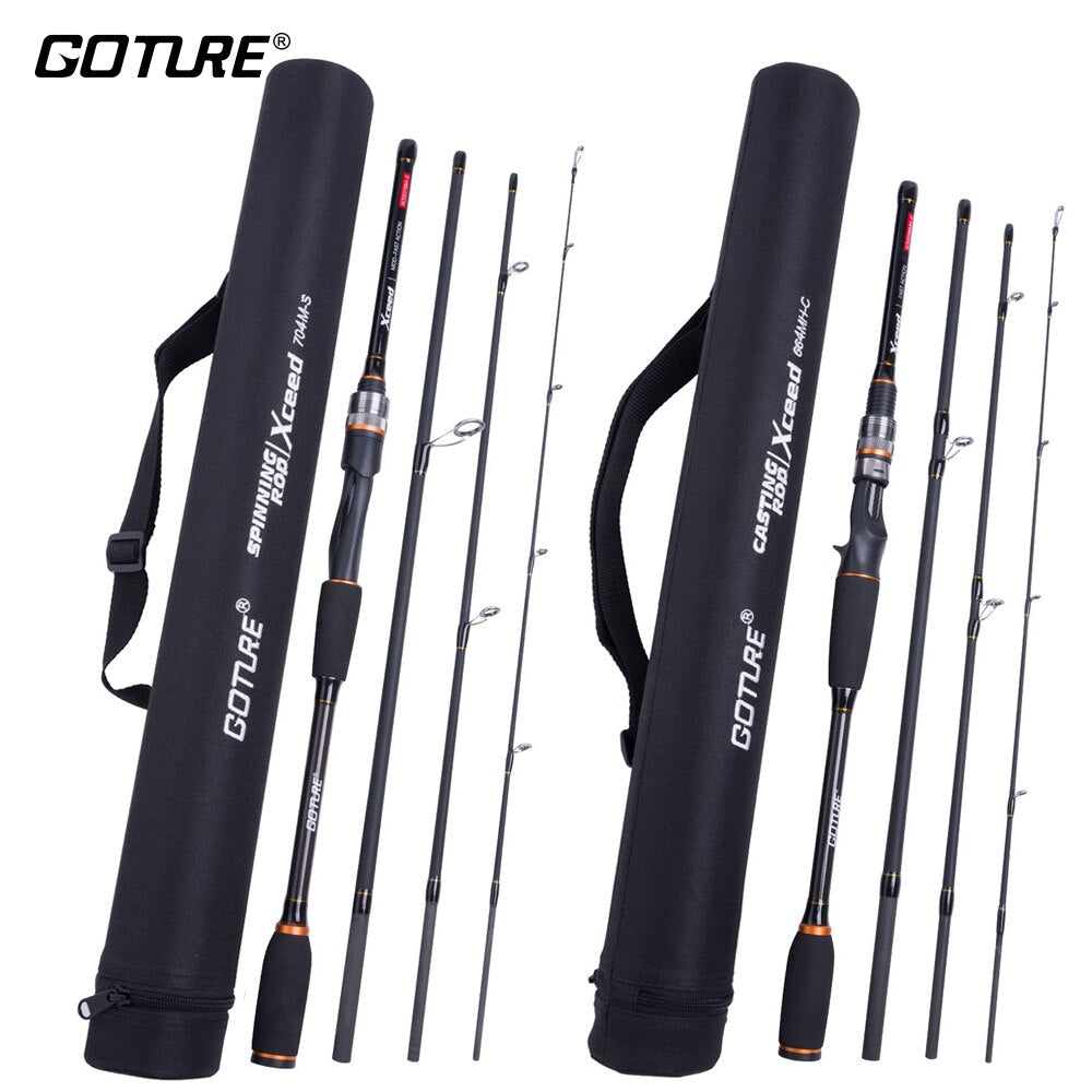 Goture Xceed 4 piece Spinning Casting Rod