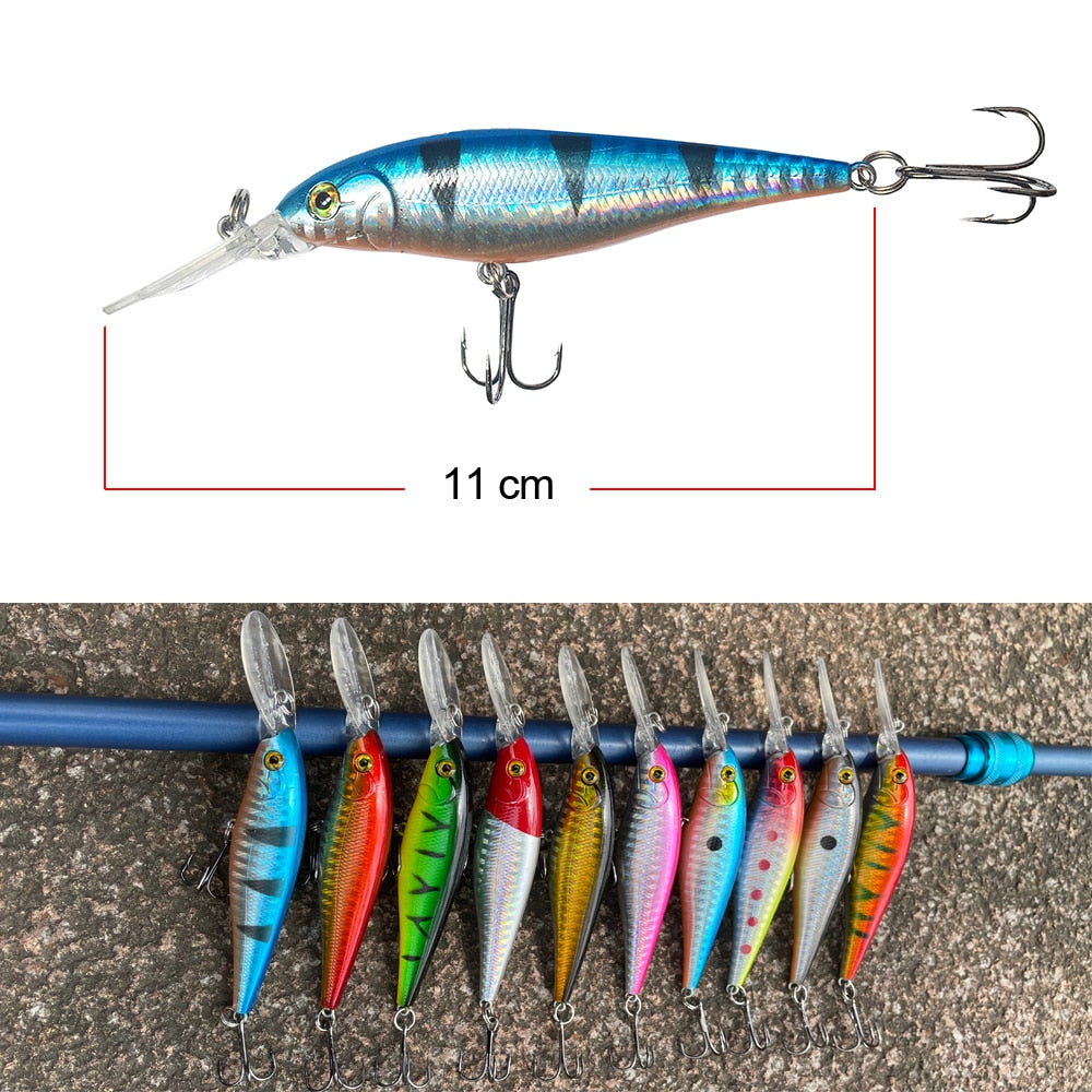 Hercules 10pcs Minnow Fishing Lure