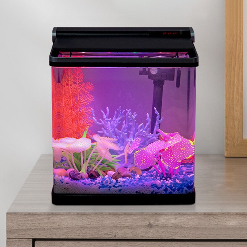 High-end Luxury Aquarium Mini Fish Tank Home Small Fish Tank For Kids