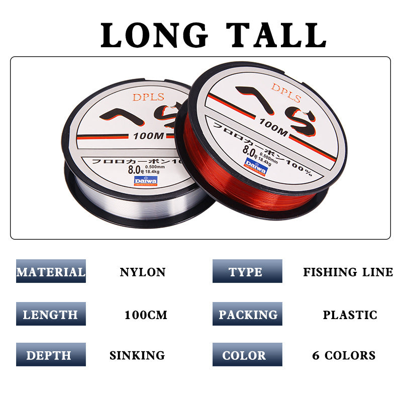 High Quality100m Nylon Fishing Line Super Strong