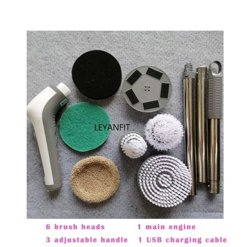 Ipx8 Electric Aquarium Cleaning Brushes Fish Tank Electric Scrubber