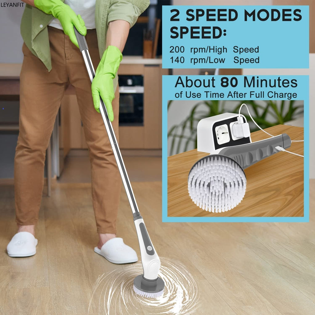 Ipx8 Electric Aquarium Cleaning Brushes Fish Tank Electric Scrubber