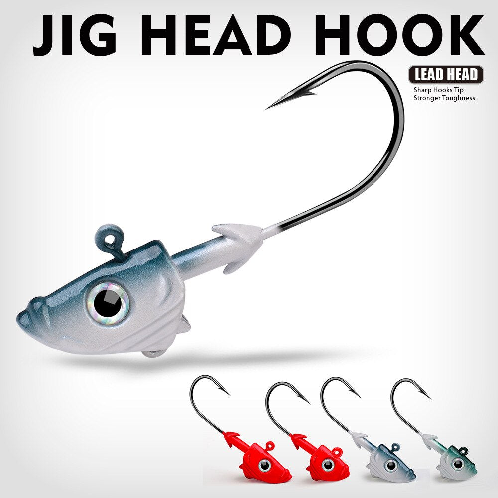 Ice Fishing Lures Kit Glow Jigging Lure