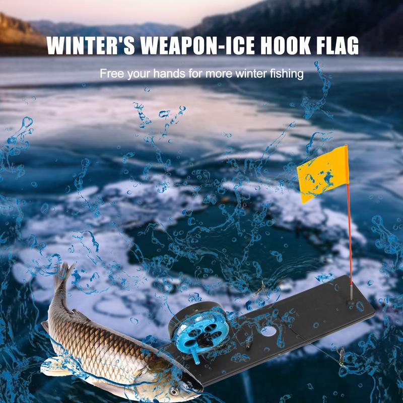 Ice Fishing Rod Tip Up With Flag
