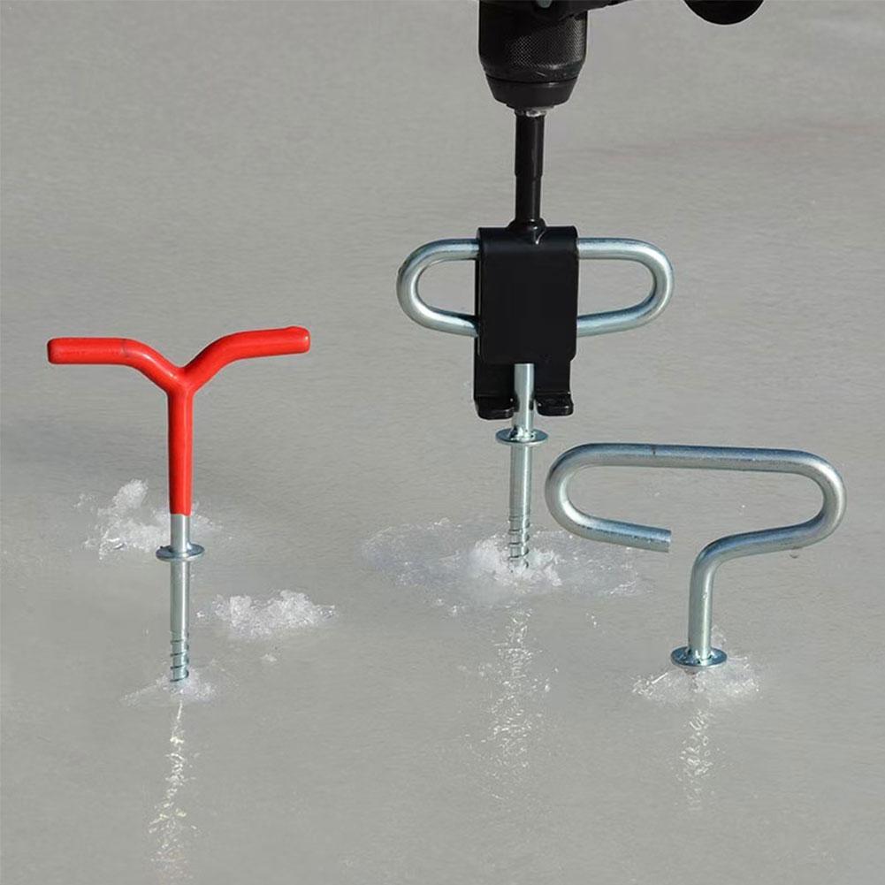 Ice Power Drill Adapter Shelter Tent Fixer Holder Accessory For