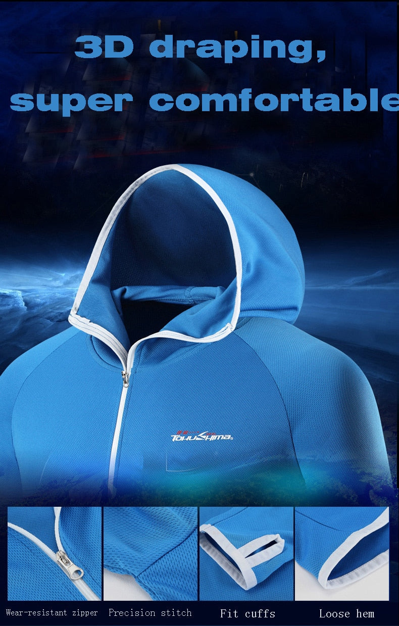 Ice Silk Breathable Fishing Jersey Summer