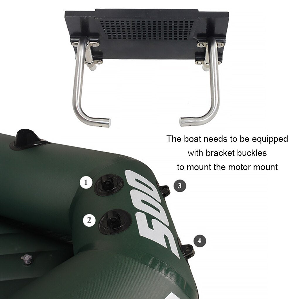 Inflatable Boat Motor Mount Rack Kayak