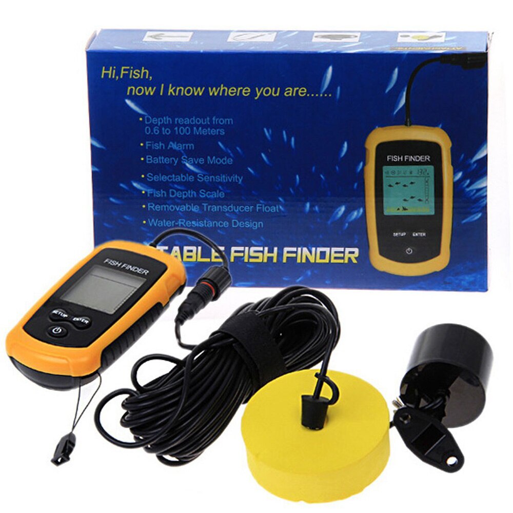 Electric Sonar Wired Fish Finder Visual HD Detector