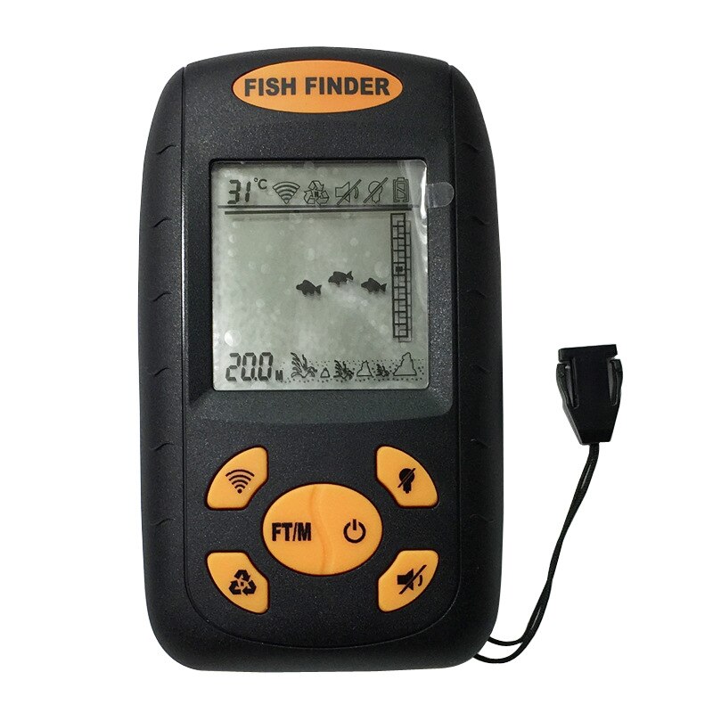 Electric Sonar Wired Fish Finder Visual HD Detector