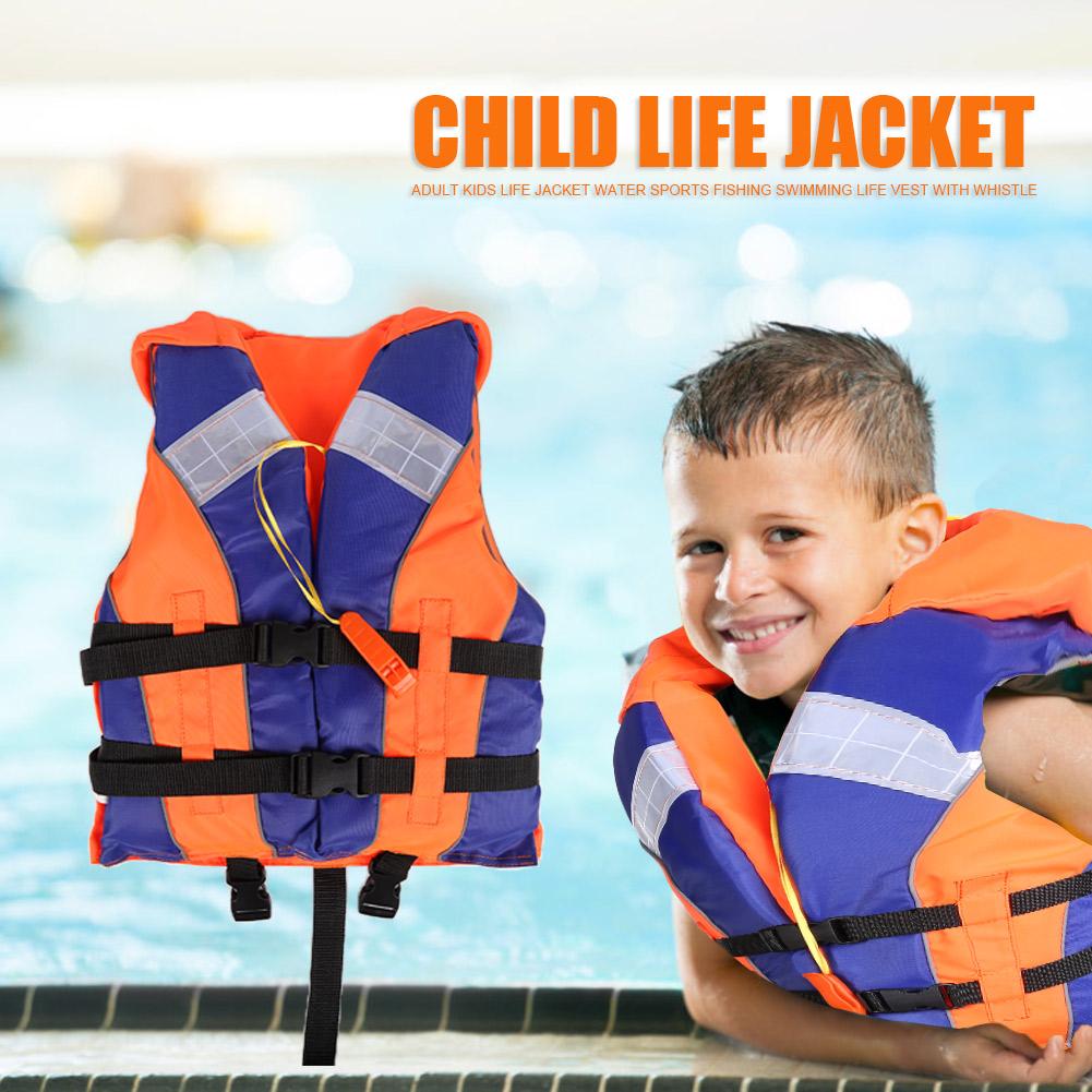 Kids Life Vest Fishing Boating Drifting Water Sports Safety Life