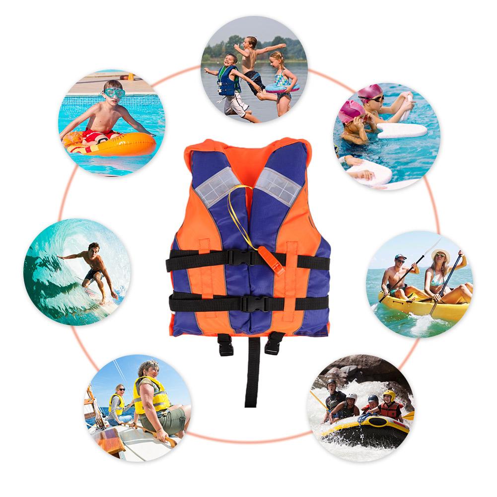 Kids Life Vest Fishing Boating Drifting Water Sports Safety Life