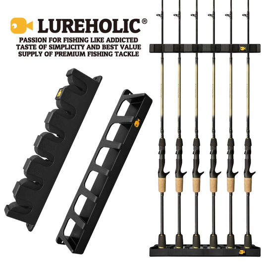 Lureholic Fishing Vertical 6-rod Rack