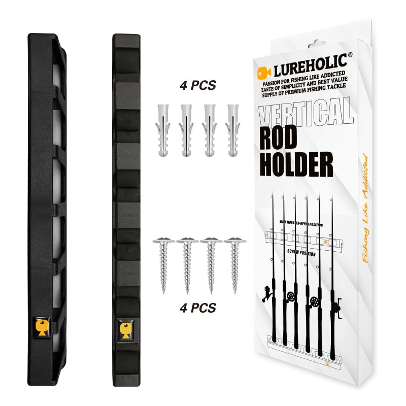 Lureholic Fishing Vertical 6-rod Rack