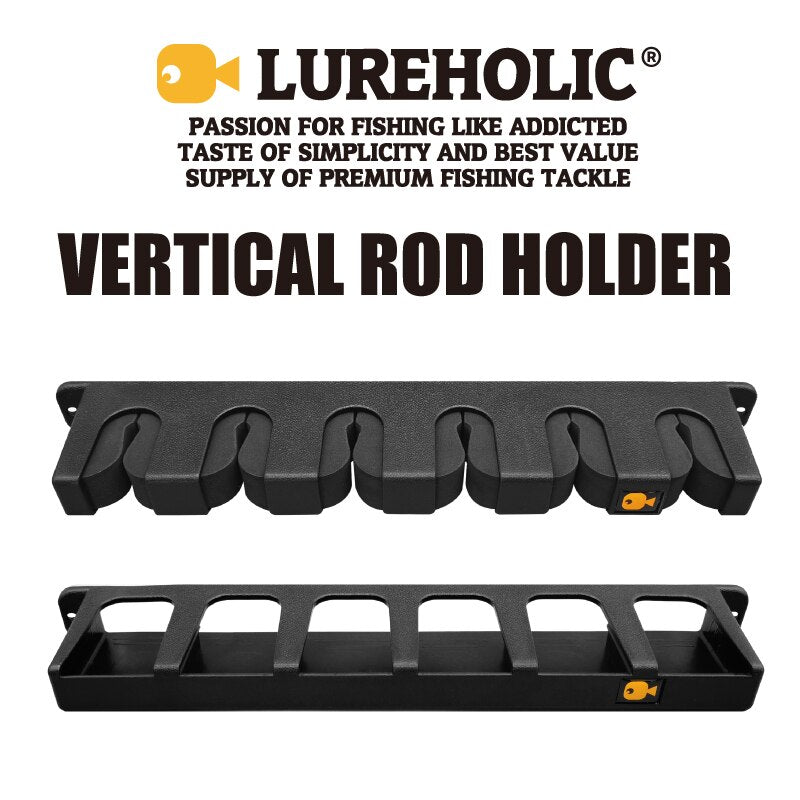 Lureholic Fishing Vertical 6-rod Rack