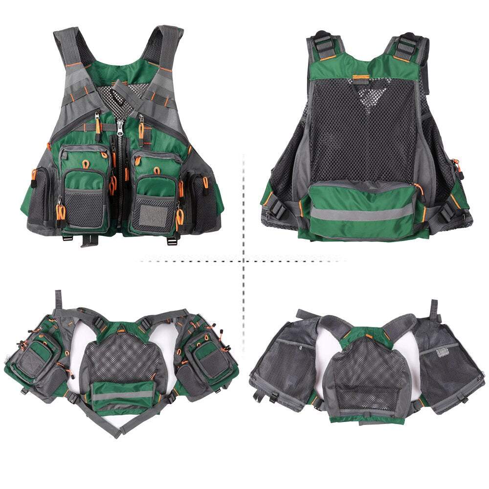 Lixada Fishing Vest Men fly fishing jacket