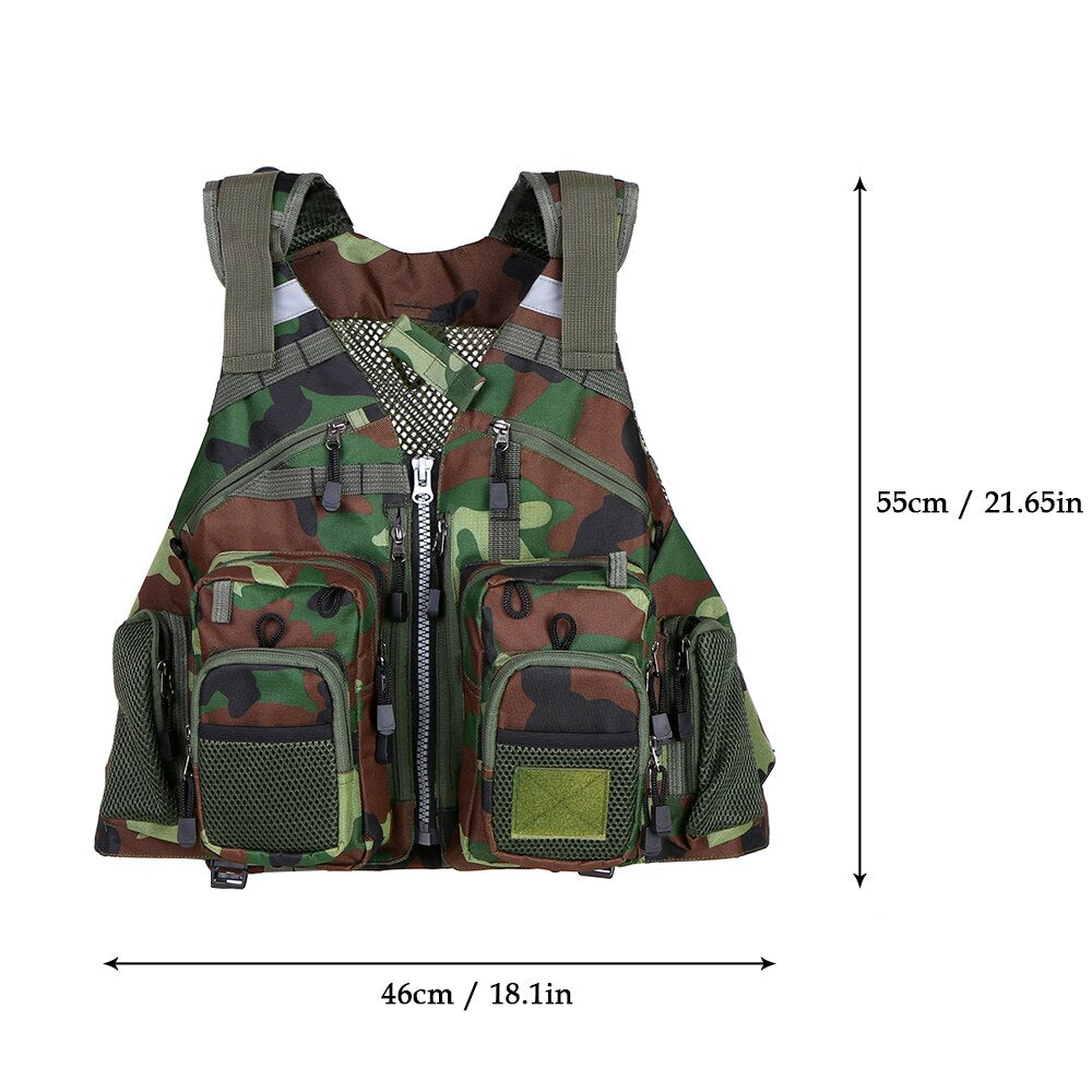 Lixada Fishing Vest Men fly fishing jacket