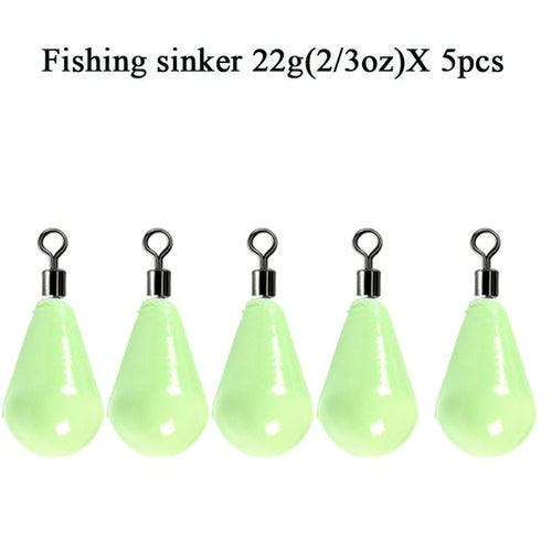 Luminous Fishing Weights Sinkers