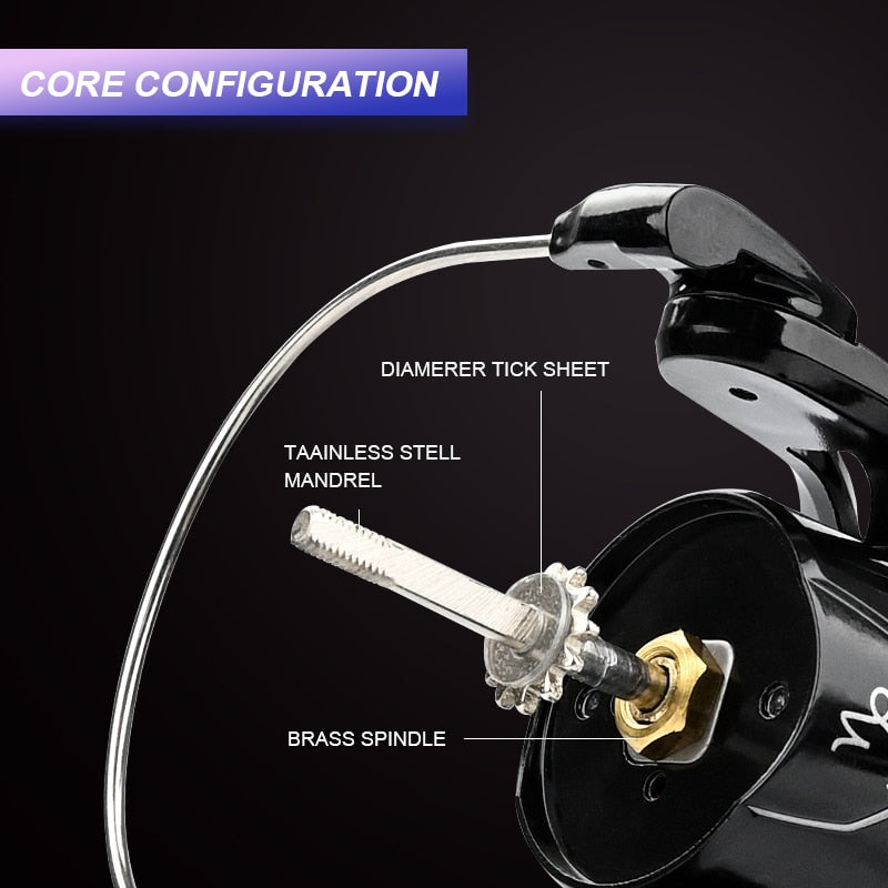 MEREDITH NEW Spinning Fishing Reel