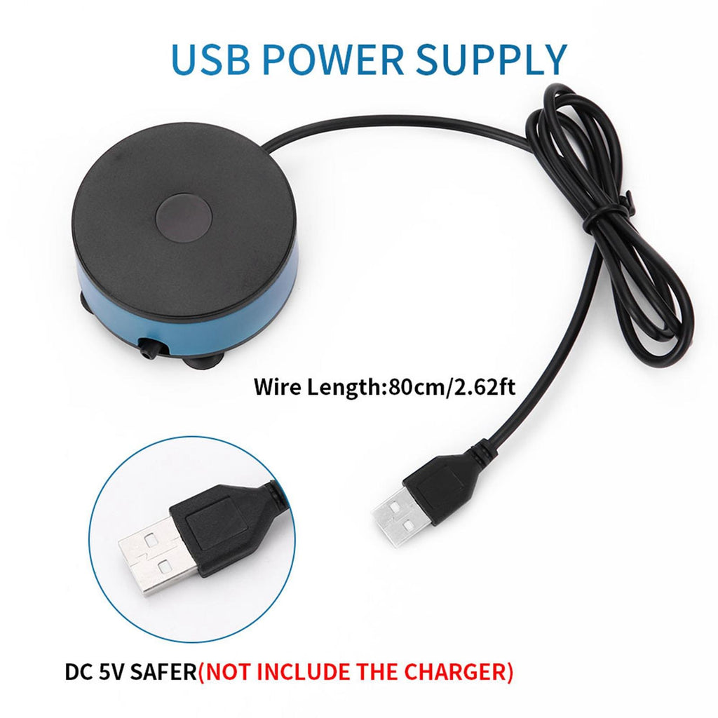 Mini Aquarium USB Charging 5V Air Compressor