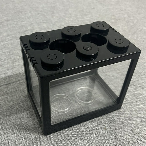 Mini Fish Tank Betta Mini Aquarium Creative Building Block Home Office