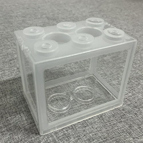Mini Fish Tank Betta Mini Aquarium Creative Building Block Home Office