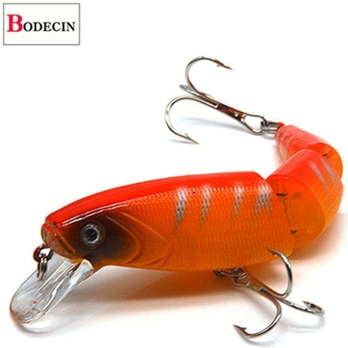 Multi Section Sea Bass Hard Fishing Lure 3D Fish Eyes 1PCS Crankbaits