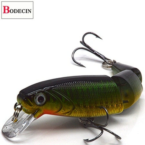 Multi Section Sea Bass Hard Fishing Lure 3D Fish Eyes 1PCS Crankbaits