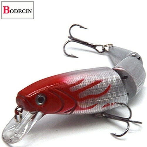 Multi Section Sea Bass Hard Fishing Lure 3D Fish Eyes 1PCS Crankbaits
