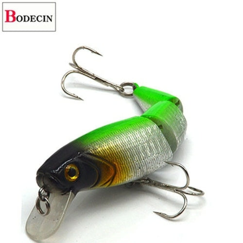 Multi Section Sea Bass Hard Fishing Lure 3D Fish Eyes 1PCS Crankbaits