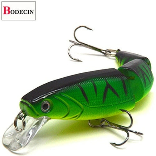 Multi Section Sea Bass Hard Fishing Lure 3D Fish Eyes 1PCS Crankbaits