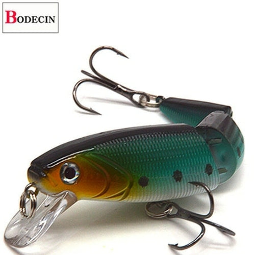 Multi Section Sea Bass Hard Fishing Lure 3D Fish Eyes 1PCS Crankbaits