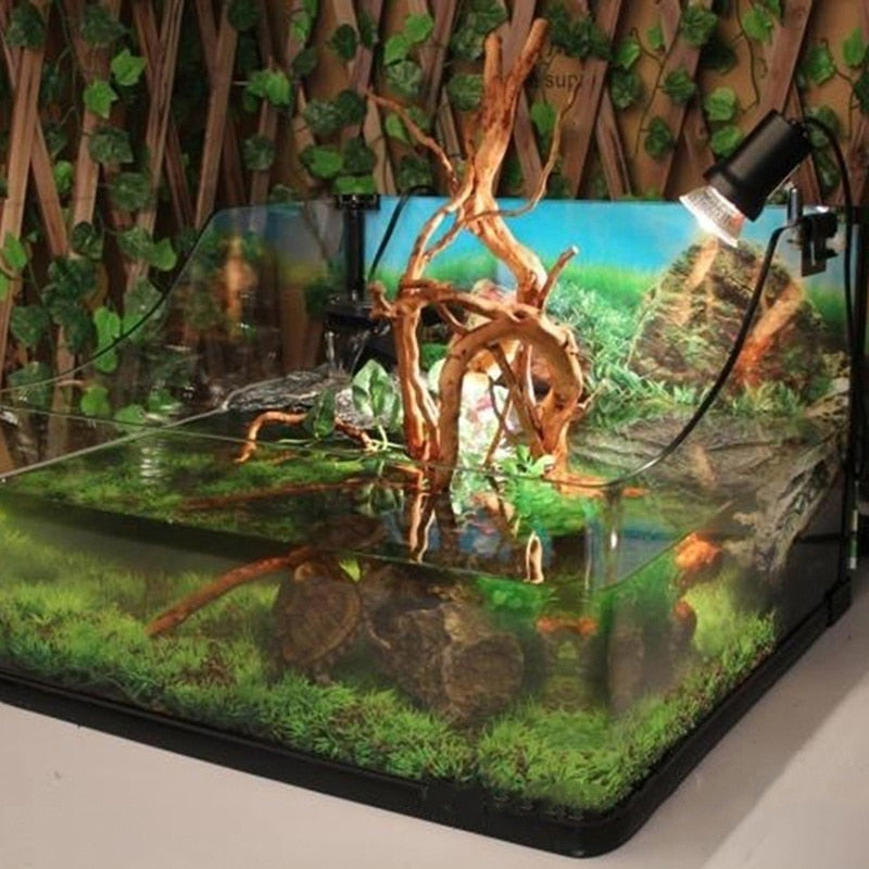 Natural Tree Trunk Driftwood Aquarium Fish Tank Reptile Cylinder