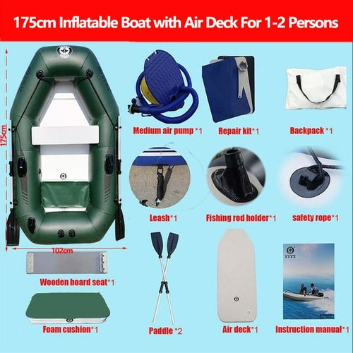 New 1-6 Persons Green Fishing Boat