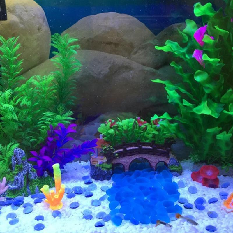 New Artificial Water Aquatics Green Grass Plant Lawn Aquariums Fish