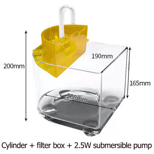 New Desktop Amphibious Mini Aquarium Beta Fish Tank With Water Filter