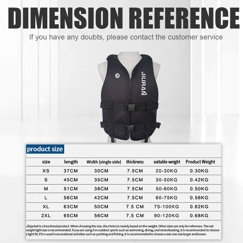 Neoprene Safety Life Jacket for Fishing