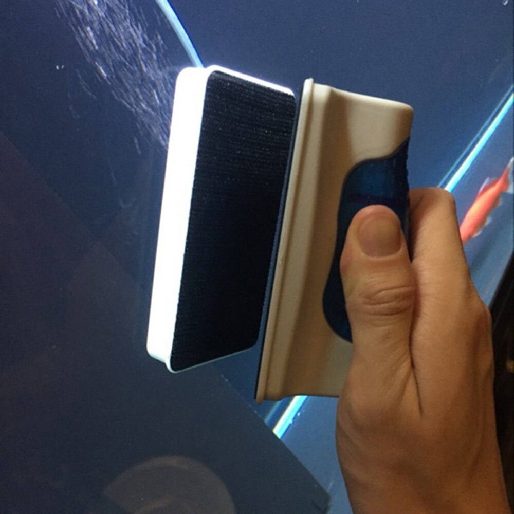 New Magnetic Aquarium Fish Tank Brushes, Glass Window Algae Cleaners,