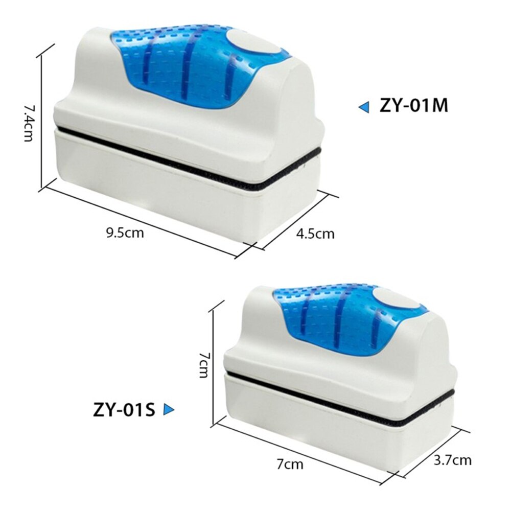 New Magnetic Aquarium Fish Tank Brushes, Glass Window Algae Cleaners,
