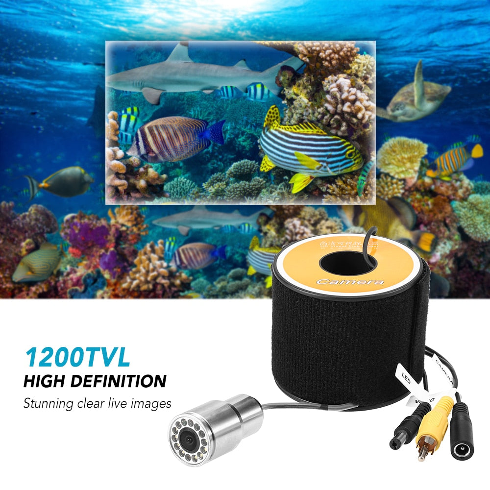 Night Vision 12 Leds Underwater Fishing Camera